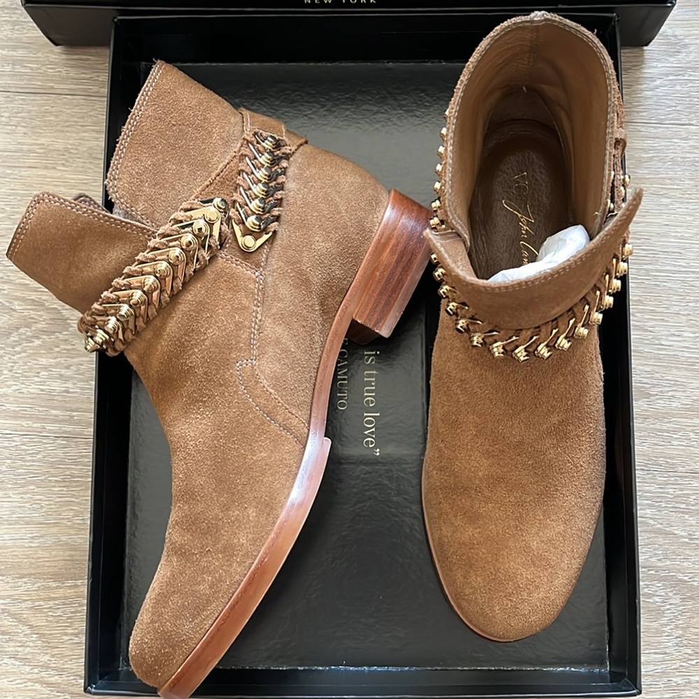 VINCE CAMUTO | VR-Rider Booties | Color: Chestnut | Size: 6M